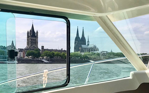 Boot fahren in Köln